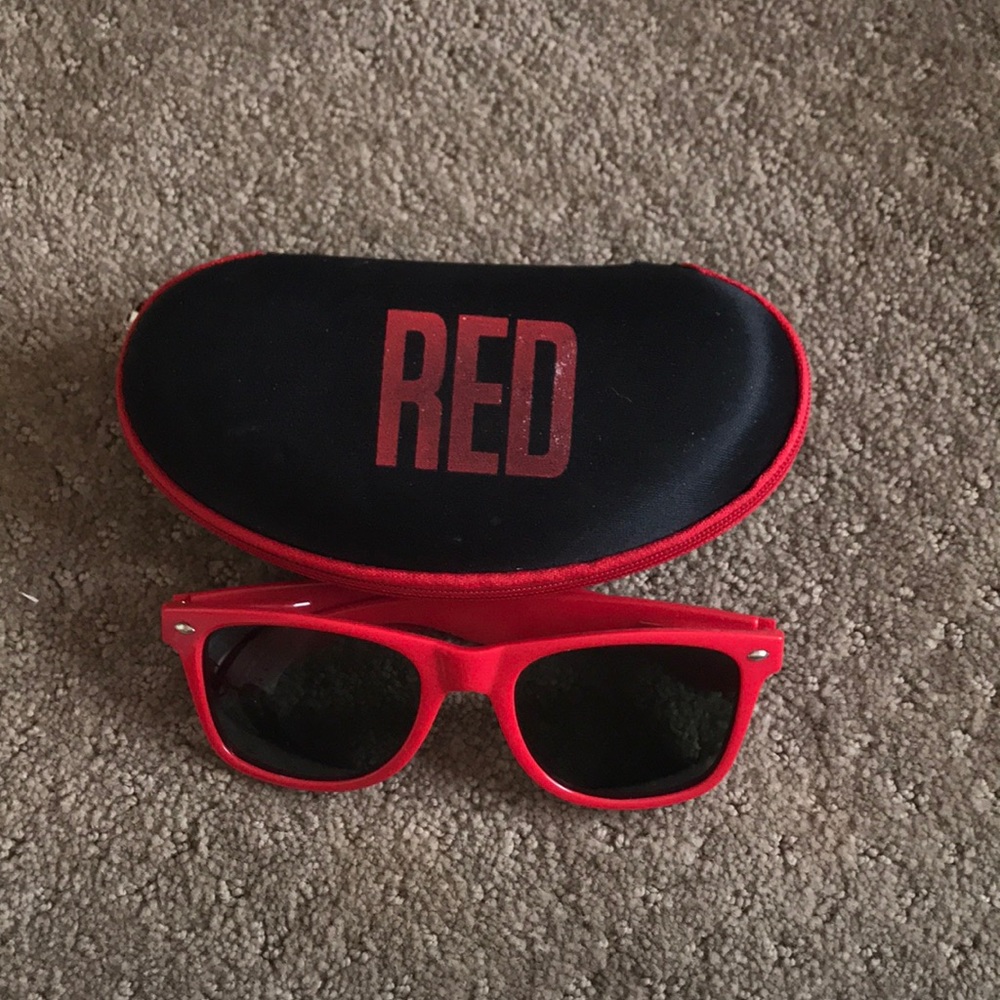 Taylor Swift RED tour sunglasses with case